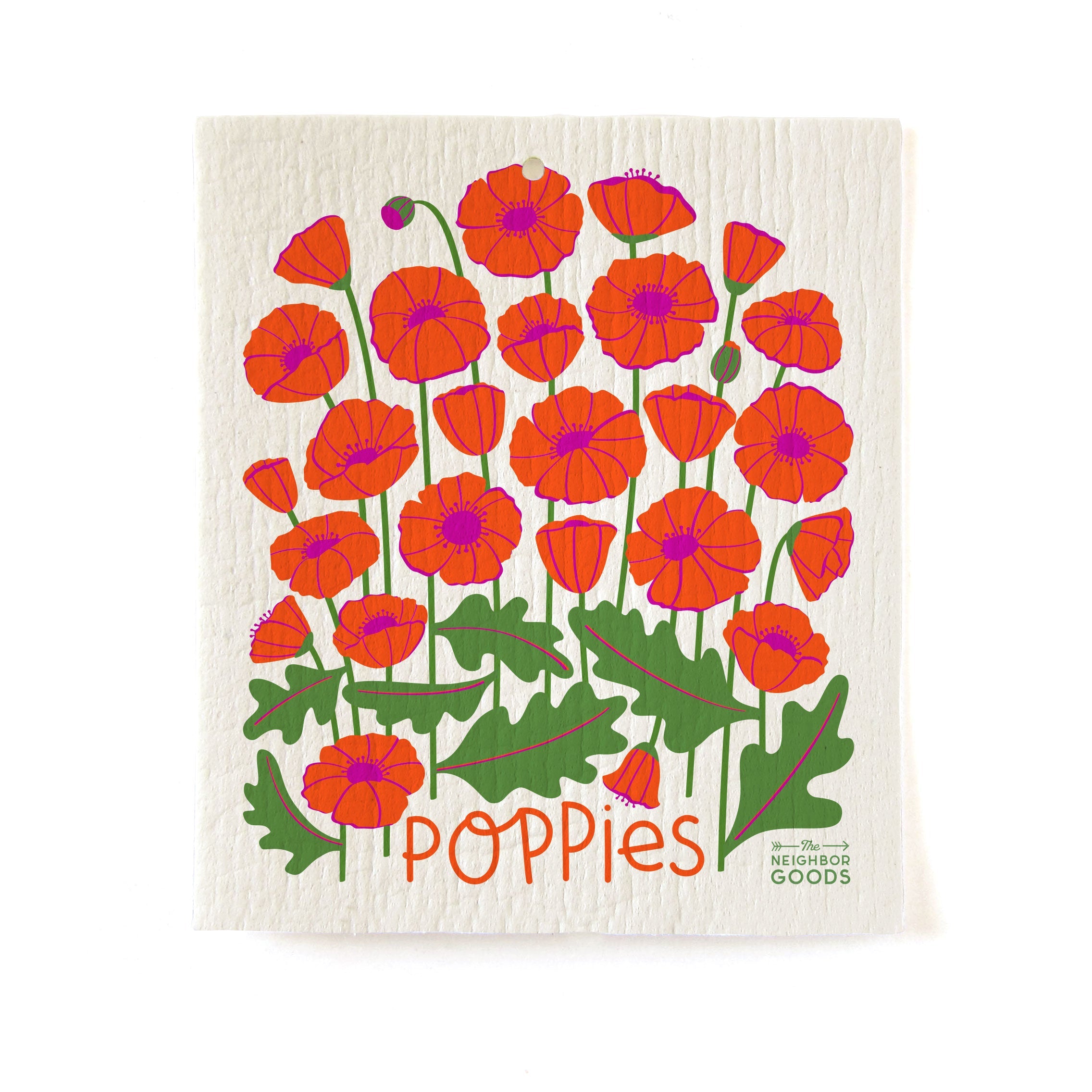 The Neighborgoods Pollinator Garden - Sponge Cloth Set Of 3