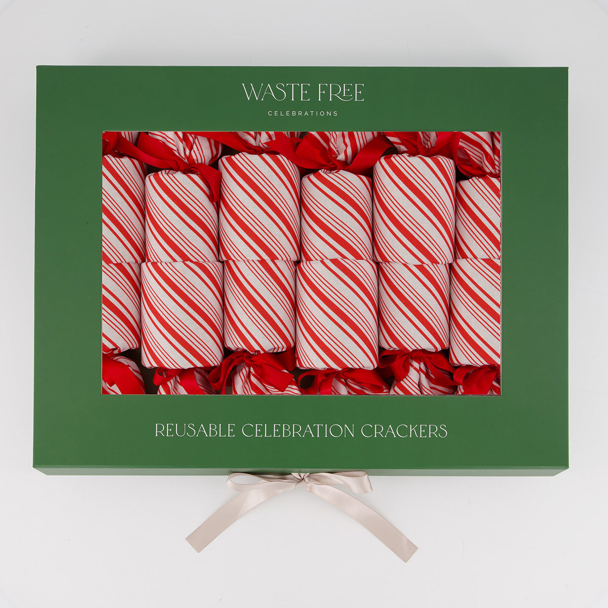 Candy Cane - Reusable Crackers - 6 Pack
