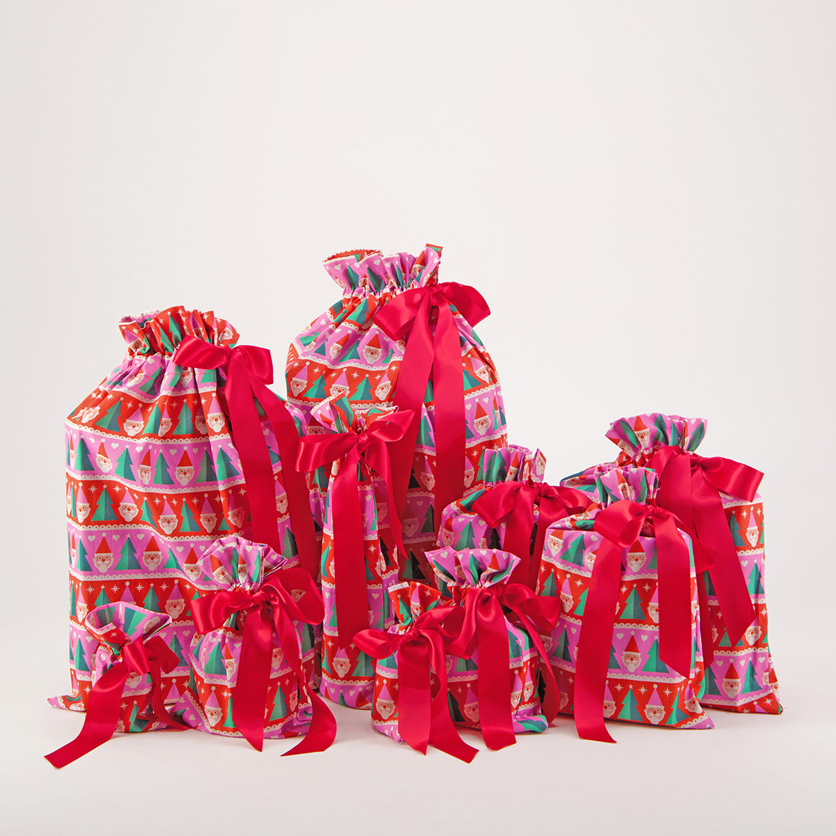 Papa Noel (Reusable Gift Bag Set)