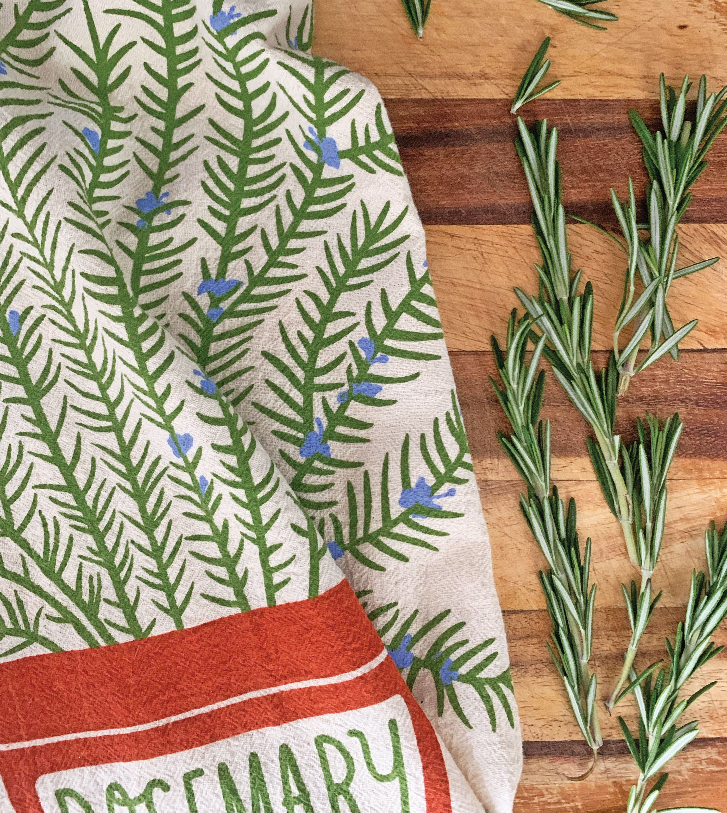 Rose Garden Organic Cotton Dish Towel Set - 2 Pack