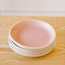 Handmade Ceramic Saucy Plate 4pk
