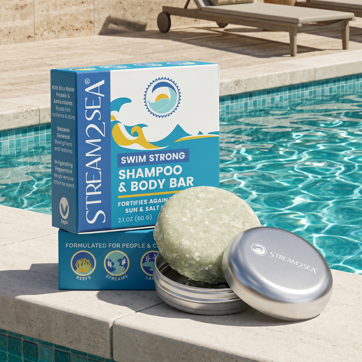 Swim Strong Shampoo Bar
