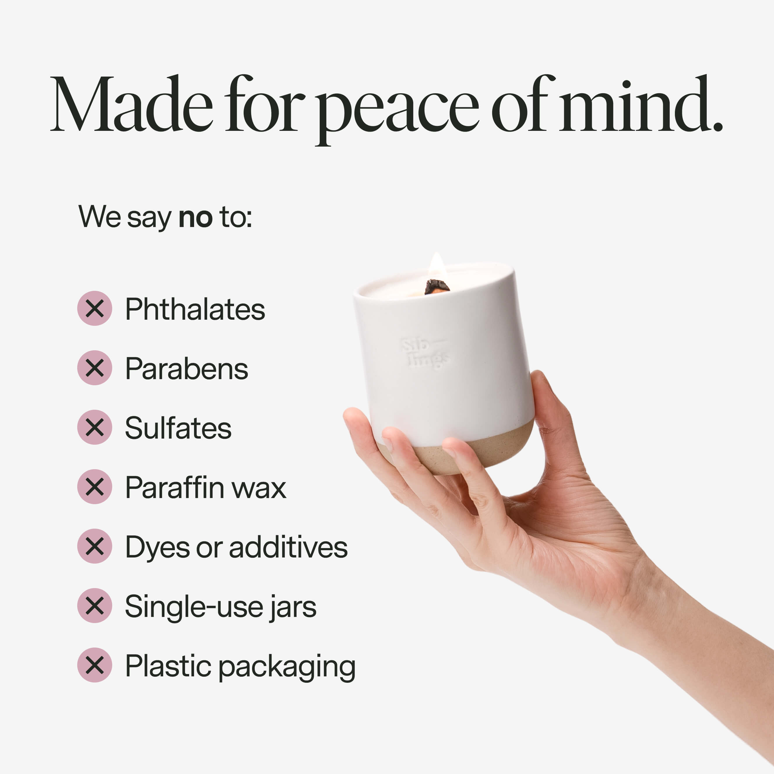 No 01 Candle Refill — Bergamot, White Rose, Oakmoss