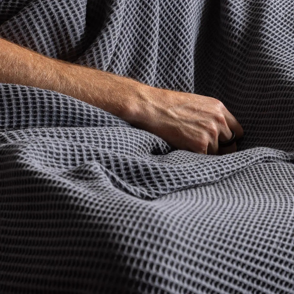 Blissful Bamboo Waffle Throw Blanket