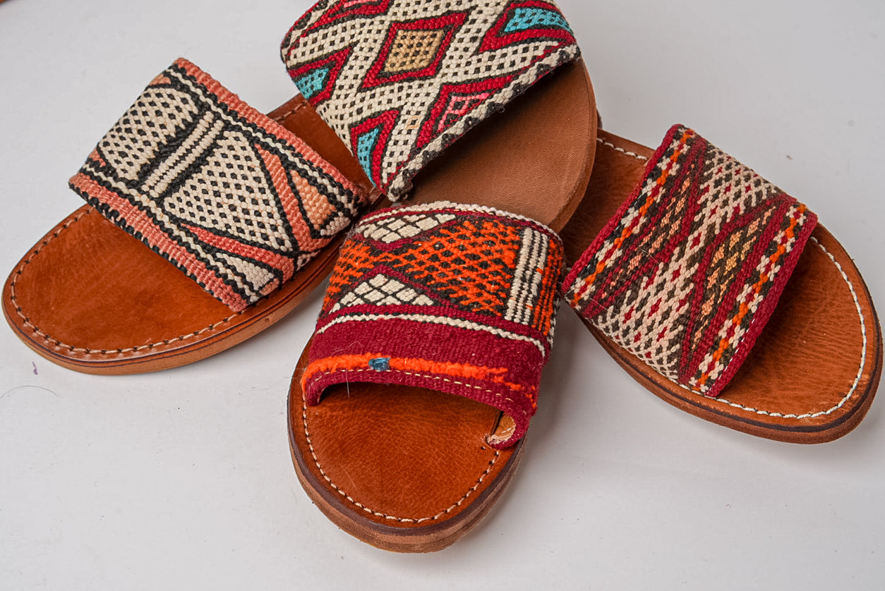 Verve Culture | Moroccan Kilim Slides