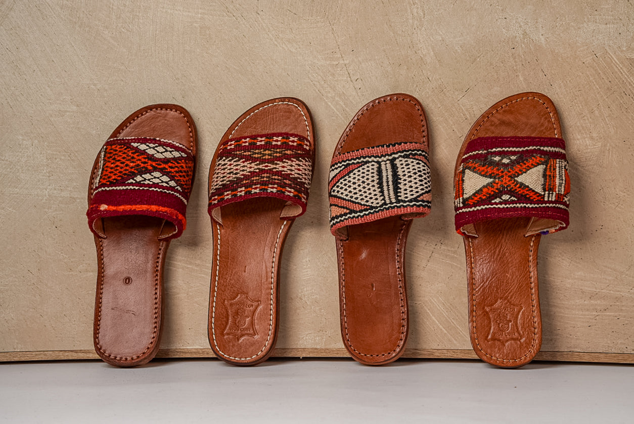 Verve Culture | Moroccan Kilim Slides