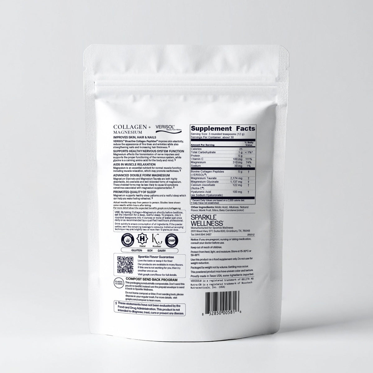 Collagen + Magnesium Rest + Restore | Nighttime Collagen & Magnesium Powder