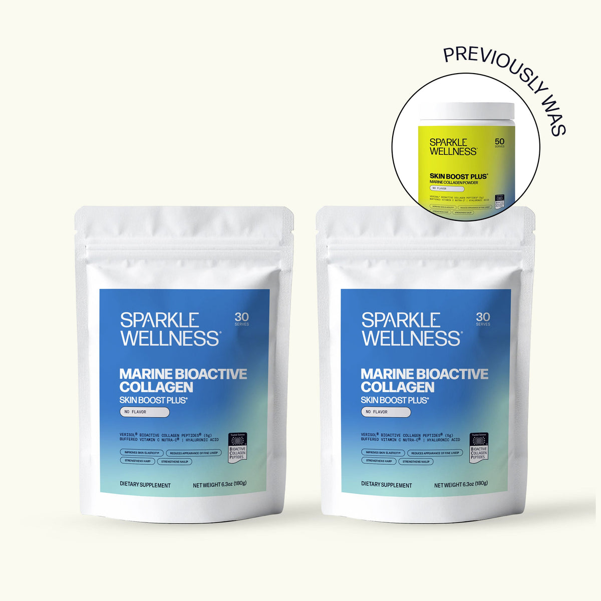Skin Boost Plus Marine | Marine Collagen Powder for Skin, Hair & Nails