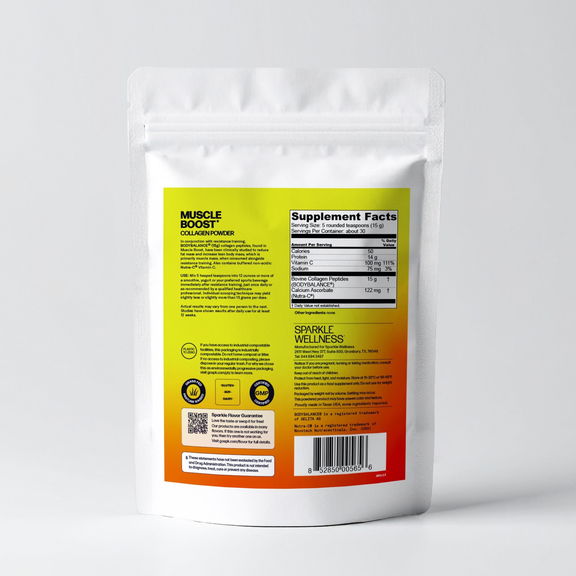 Muscle Boost | Post-Workout Collagen Powder for Lean Body Composition