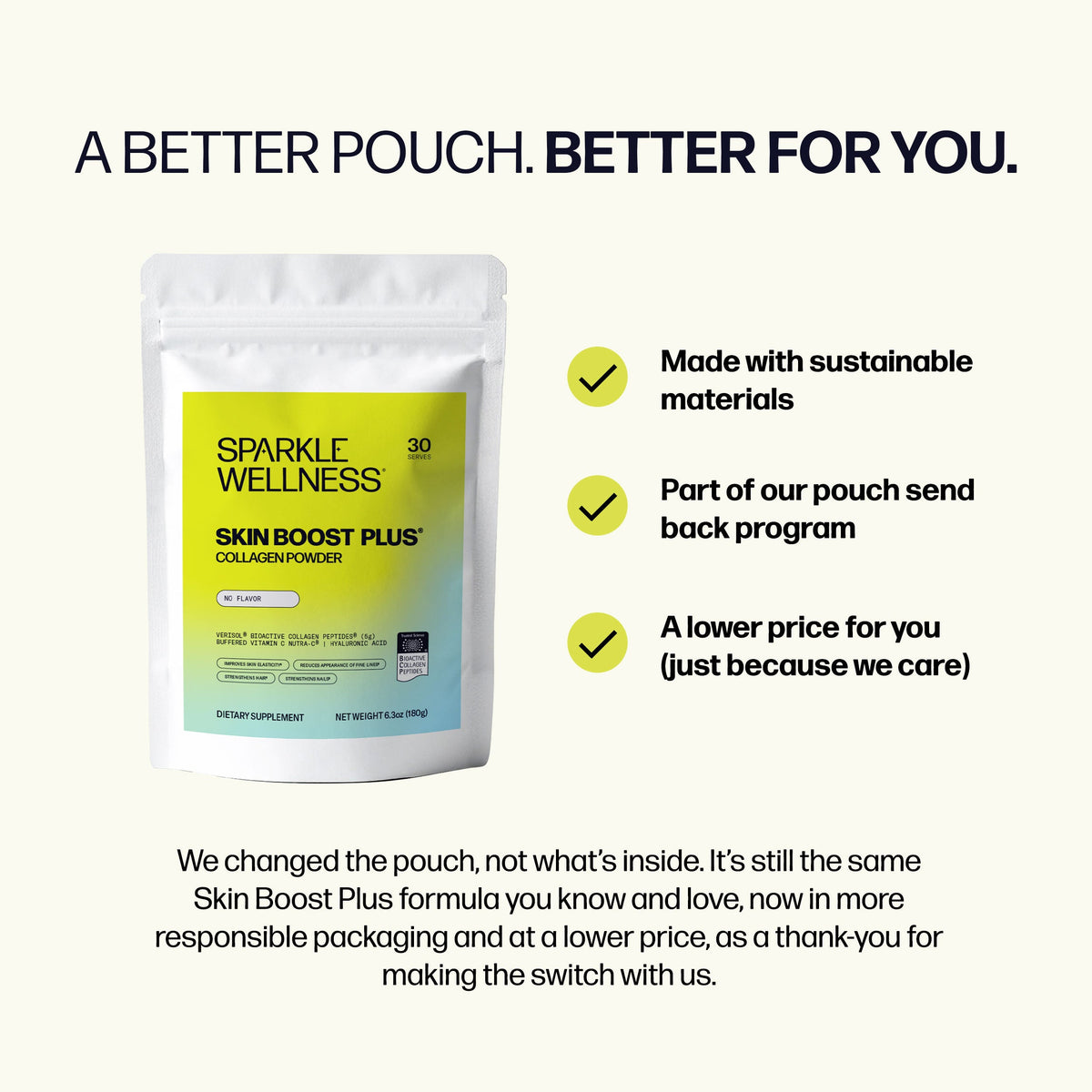 Skin Boost Plus | VERISOL Collagen Powder for Skin, Hair & Nails