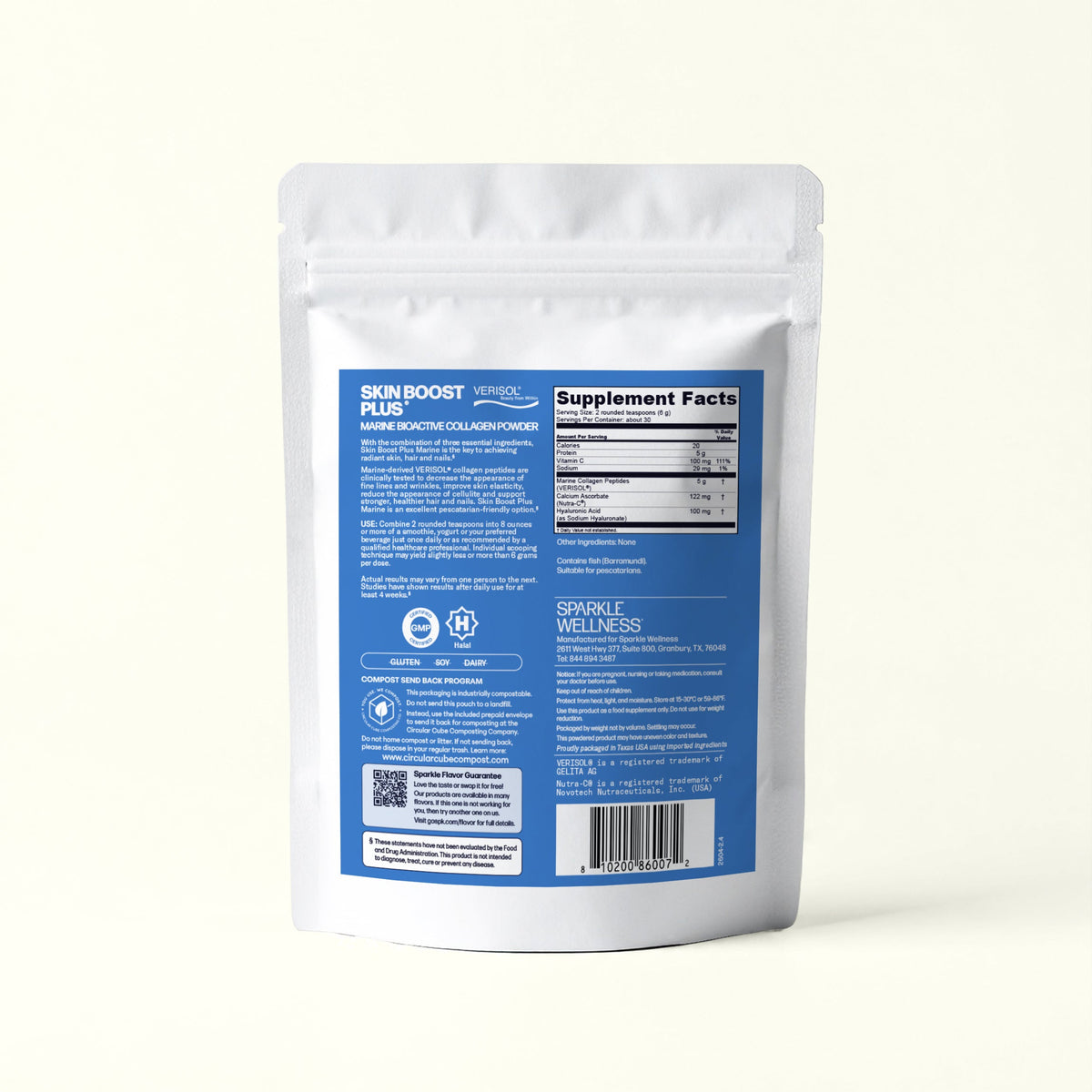 Skin Boost Plus Marine | Marine Collagen Powder for Skin, Hair & Nails