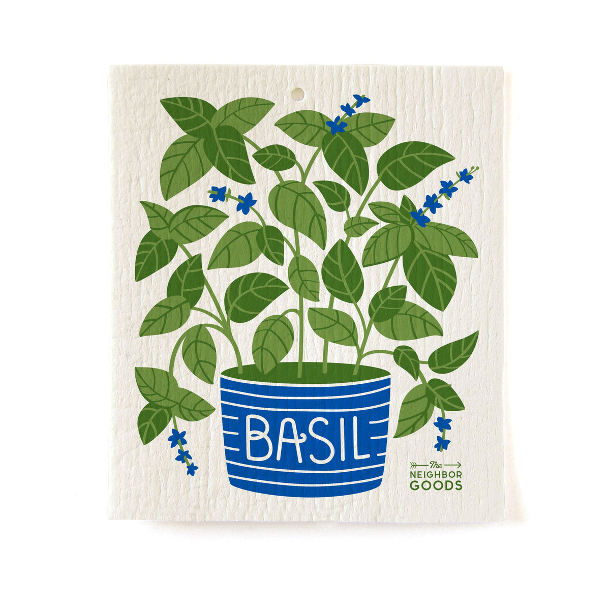 The Neighborgoods Fresh Herbs Sponge Cloth Set of 3