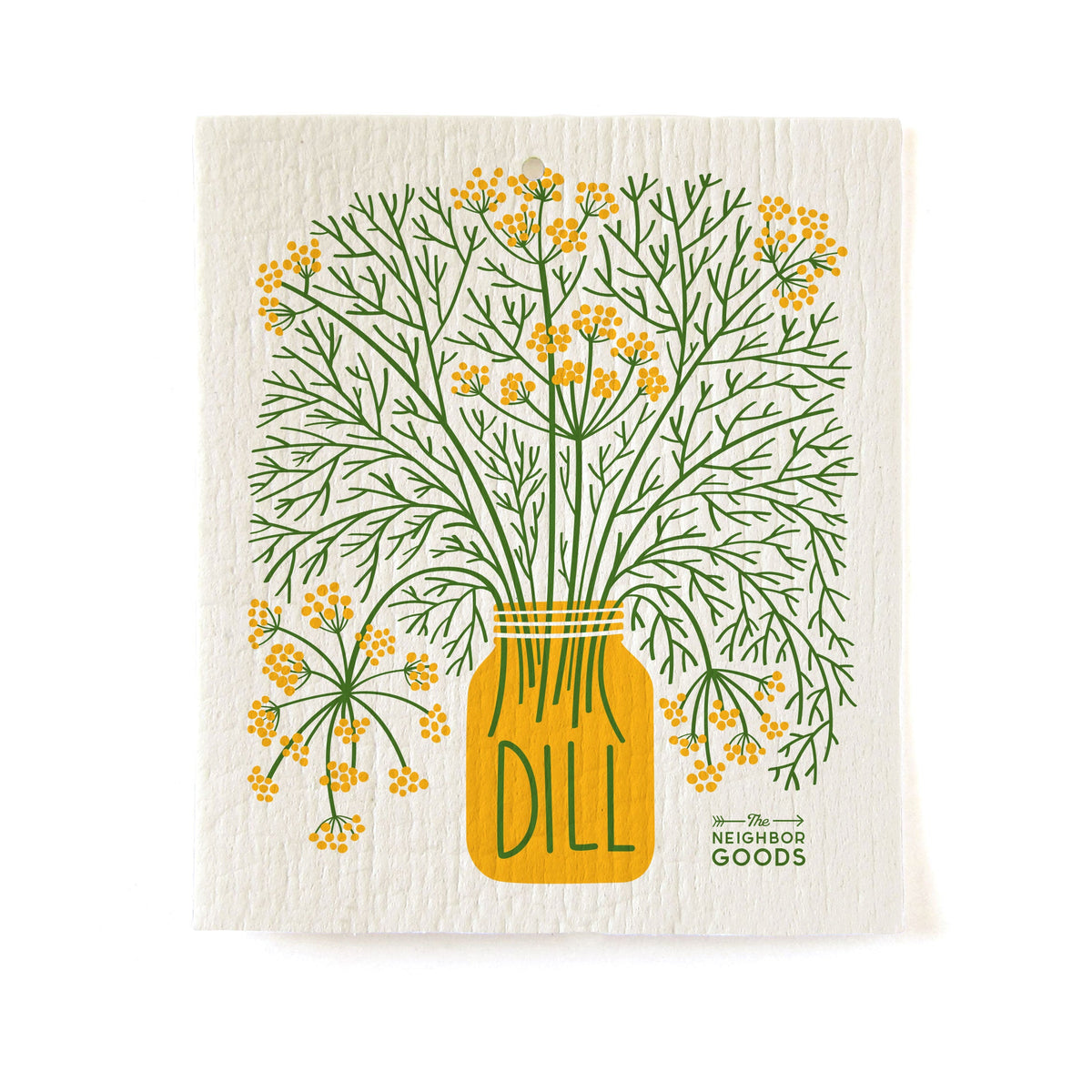 The Neighborgoods Fresh Herbs Sponge Cloth Set of 3