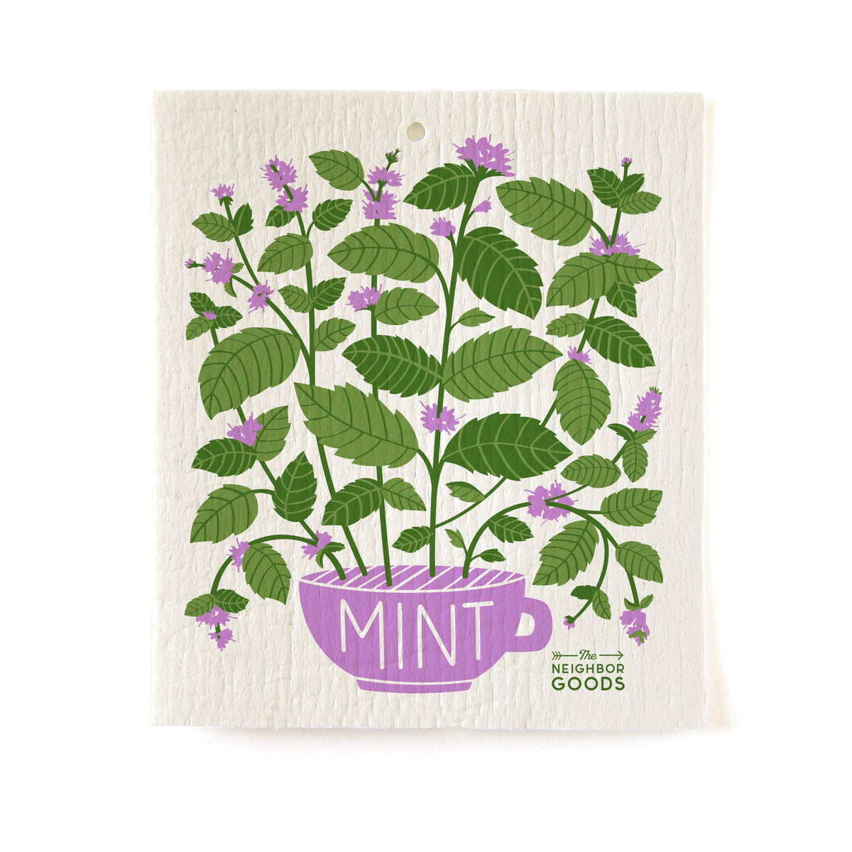 The Neighborgoods Fresh Herbs Sponge Cloth Set of 3