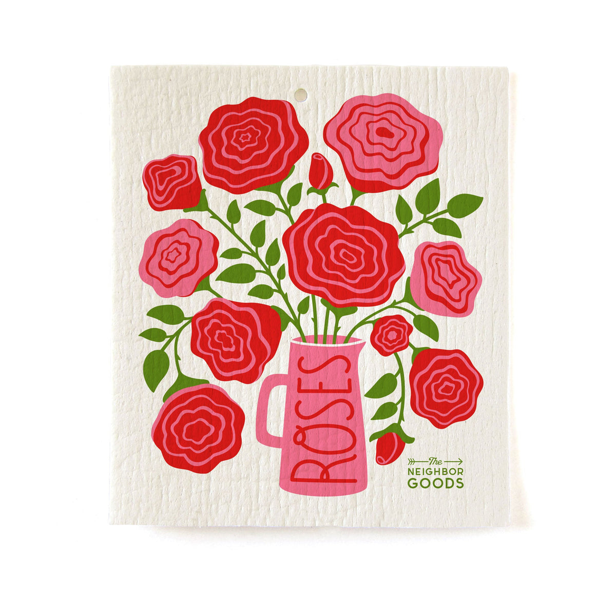 The Neighborgoods Edible Flowers - Sponge Cloth Set Of 3