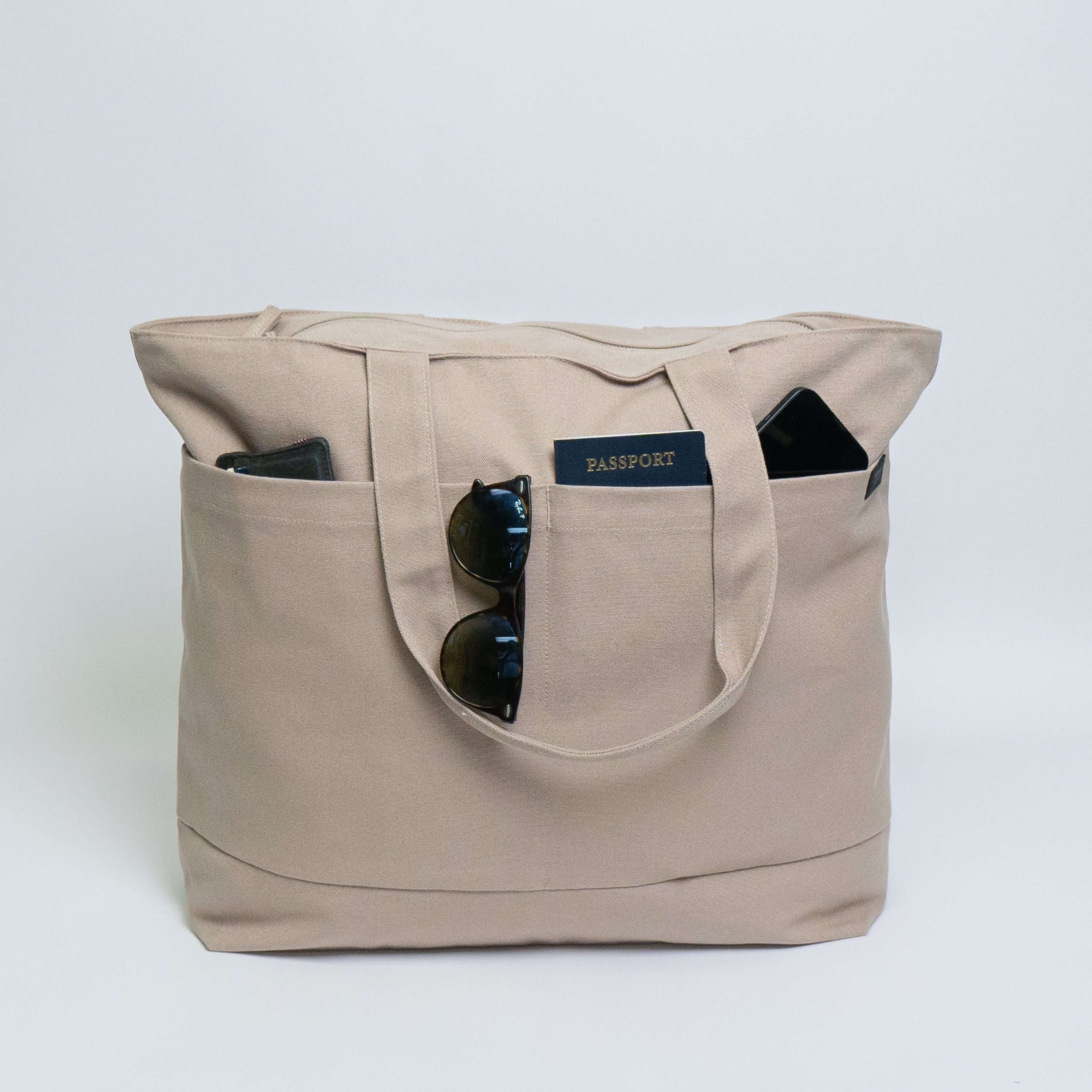 Travel Tote Bag with Trolley Sleeve