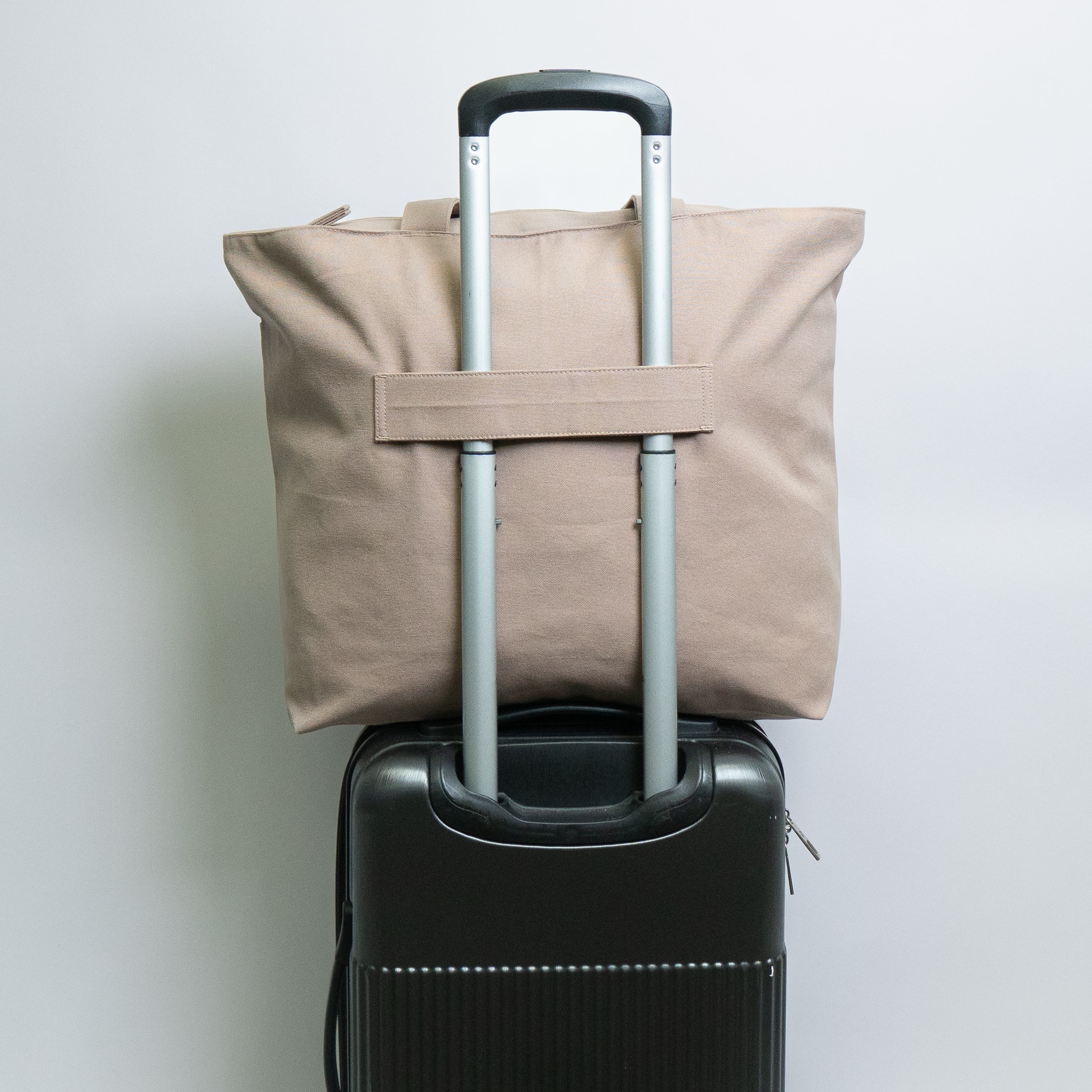 Travel Tote Bag with Trolley Sleeve