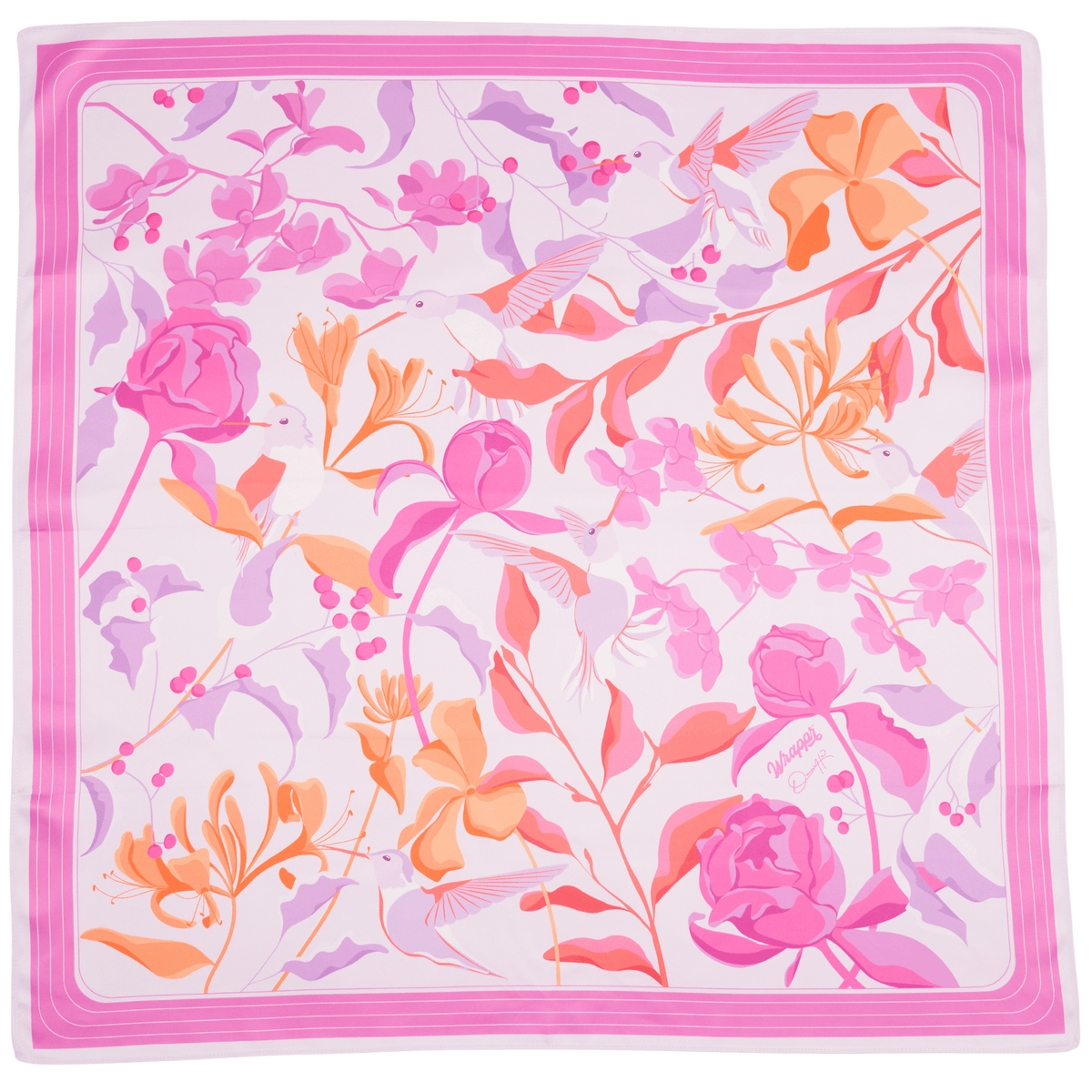 Furoshiki Gift Wrap by Danni Ha - 28", Recycled Polyester