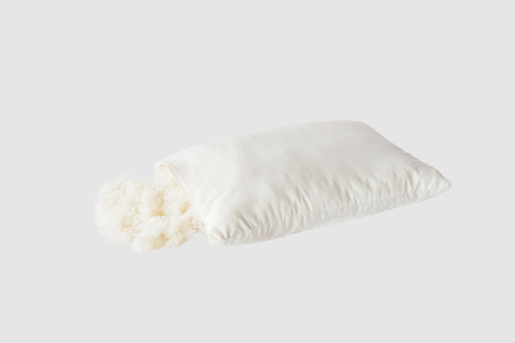 All-Natural Wooly Down Bed Pillow