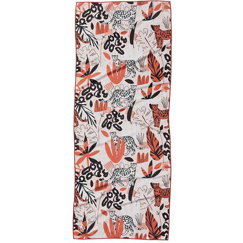 Jungle Cat Pink Recycled Towel