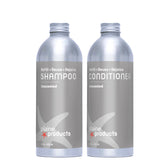 Refillable Unscented Vegan Shampoo + Conditioner 16oz