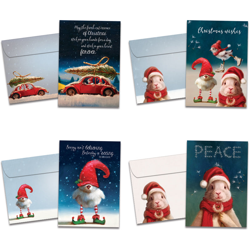 Fun & Festive Holiday Cards 16pk