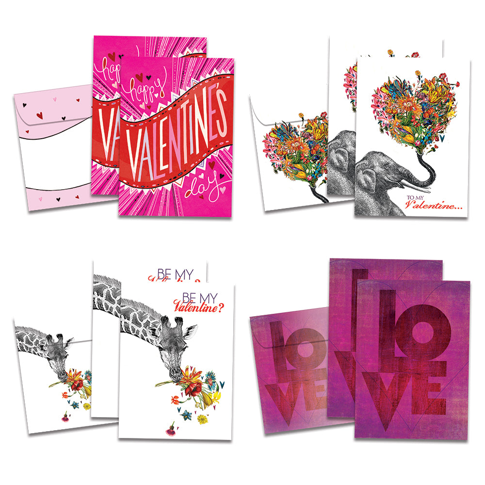Love Boldly Valentine's Day Cards 8pk
