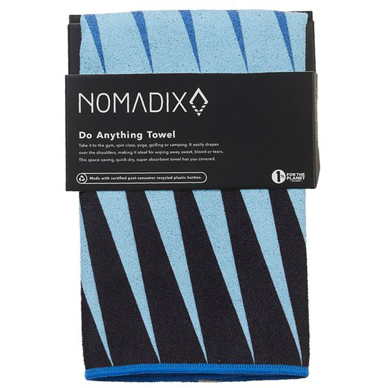 Heat Wave Blue Green Recycled Towel