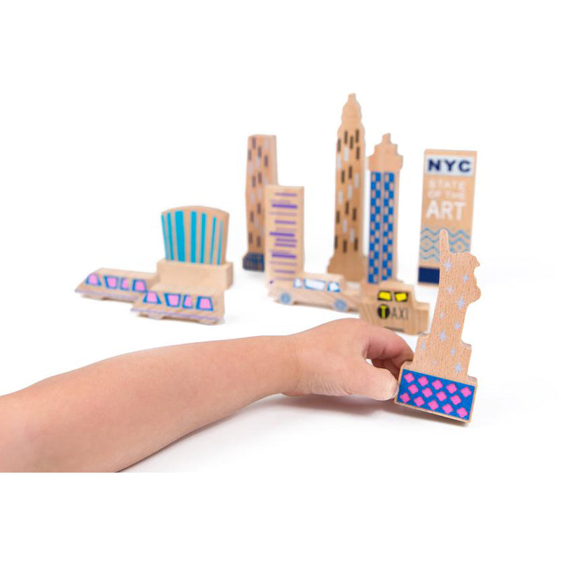 New York Wooden Play Set