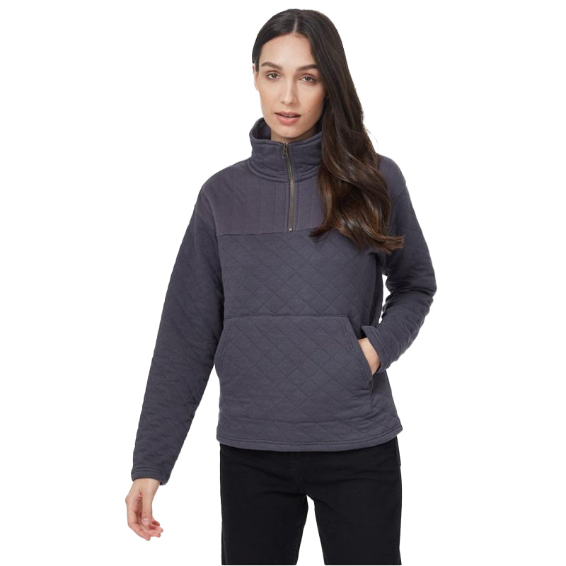 tentree Women's 1/4 Zip Quilted Fleece | EarthHero