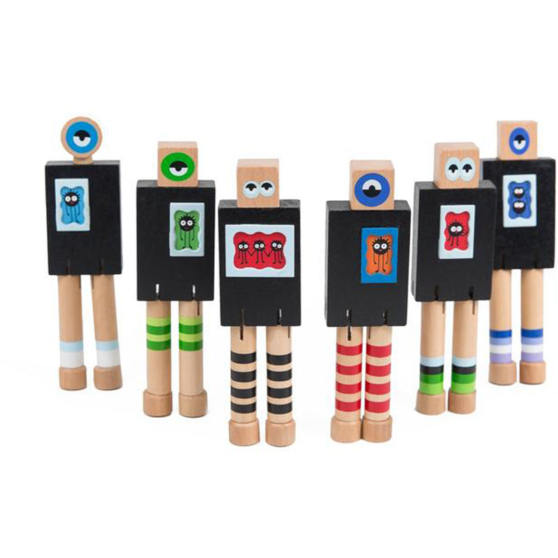 Monsters Wooden Play Set