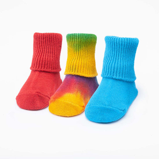 Organic Cotton Socks - Baby Color Anklet 3 Pak