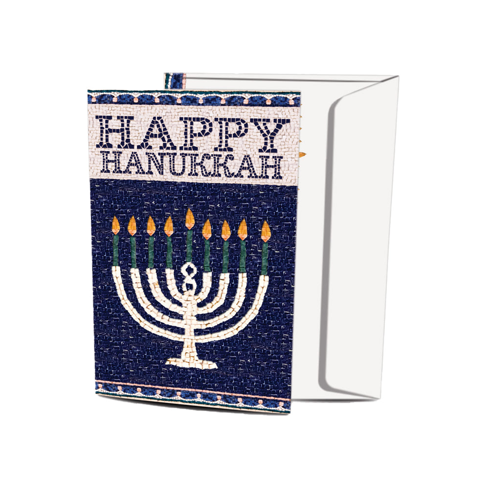 Jerusalem Mosaic Hanukkah Greeting Card Set 10pk