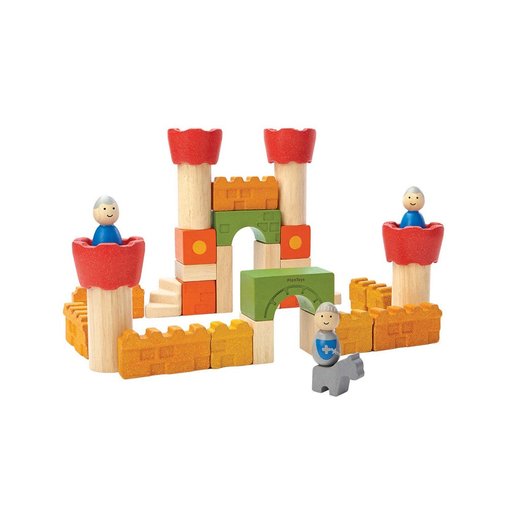 Castle Wooden Building Blocks - 35pc