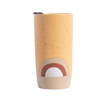 Apricot Arch Stoneware Ceramic Travel Mug 10oz