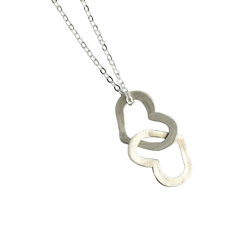 Lucinda Heart Necklace - Double