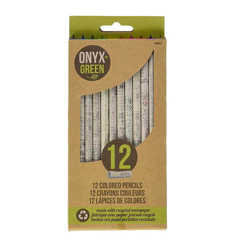 Pack of 3 100% Recycled and Sustainable Pencils for Sketching and