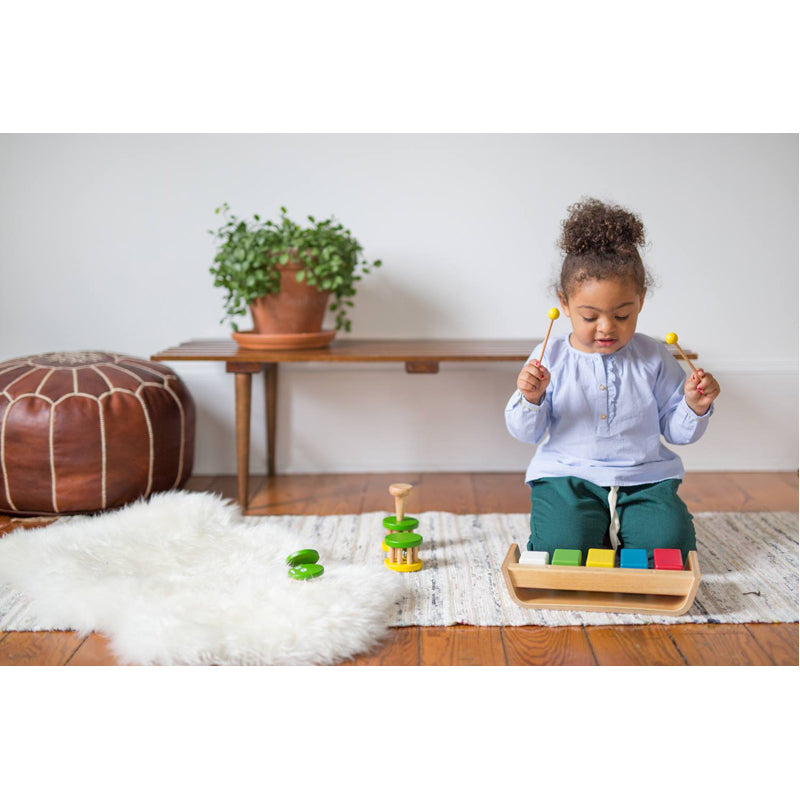 Kids Wooden Temple Musical Blocks