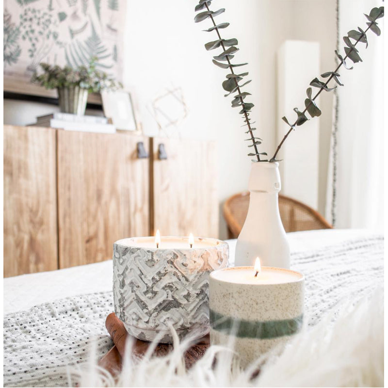 Norah Vegan Soy Candle + Planter