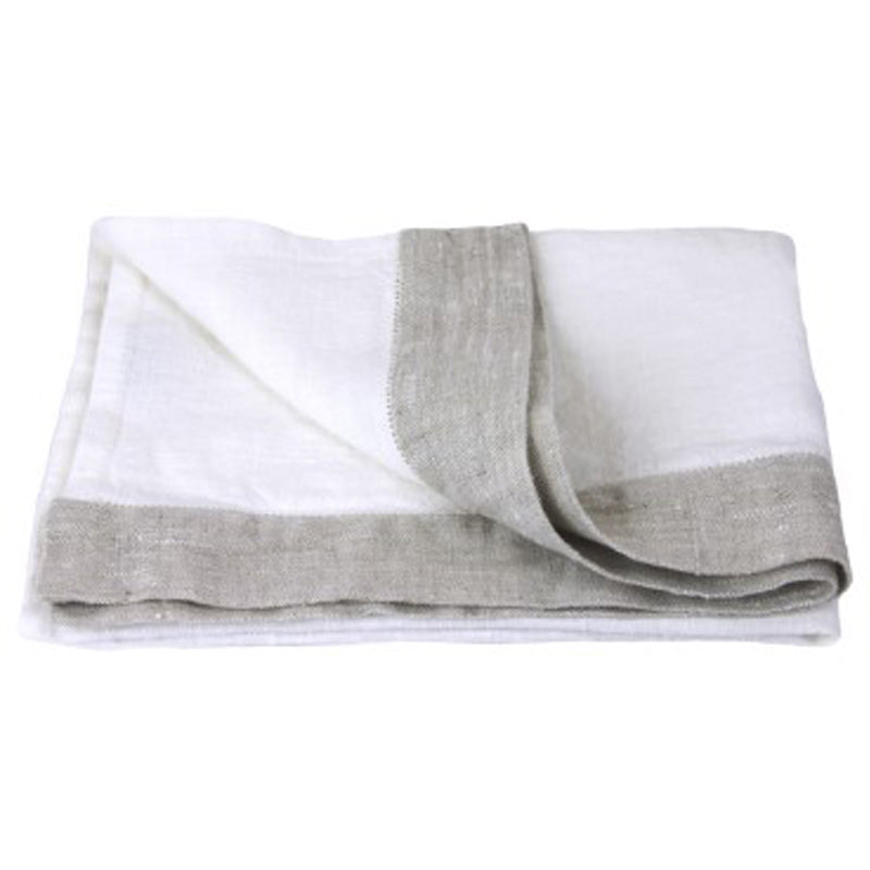 Natural Linen Waffle Kitchen Towels, Hand Towels Set With Loop, Two Dish  Towels 