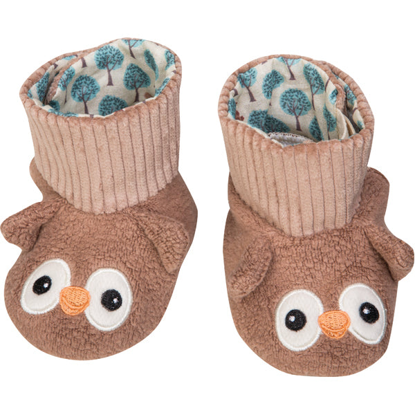Owl Baby Booties