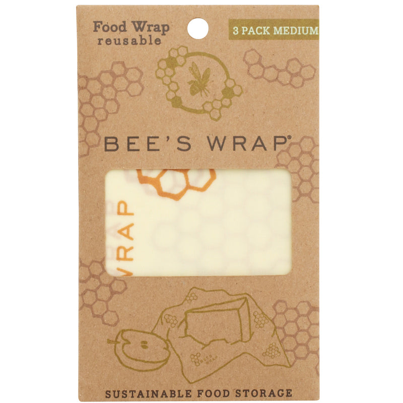 Bee's Wrap Medium Beeswax Wraps (3 Pk)