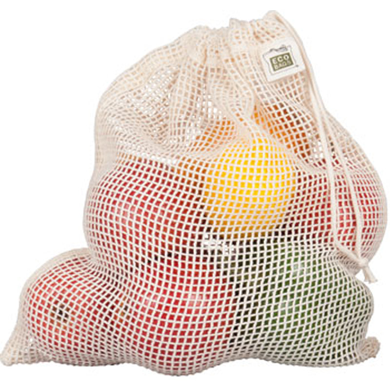 Reusable Fruit Shopping String Bags Grocery Tote Mesh Woven Net Bag 