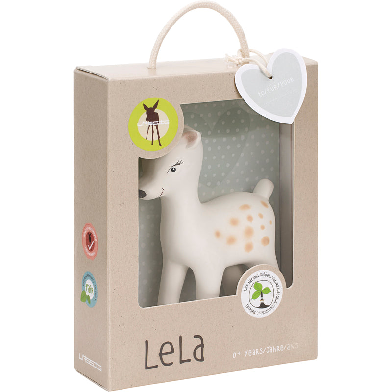 Lela Natural Rubber Baby Teether Toy