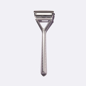 Leaf Shave Silver Leaf Pivoting Head Stainless Steel Razor