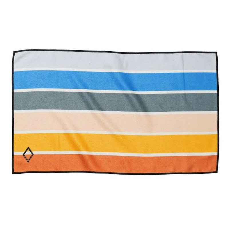 Retro Stripes Recycled Hand Towel