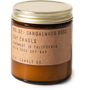 Sandalwood + Rose Soy Candle