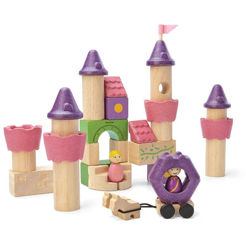 Fairy Tale Wooden Building Blocks - 35pc