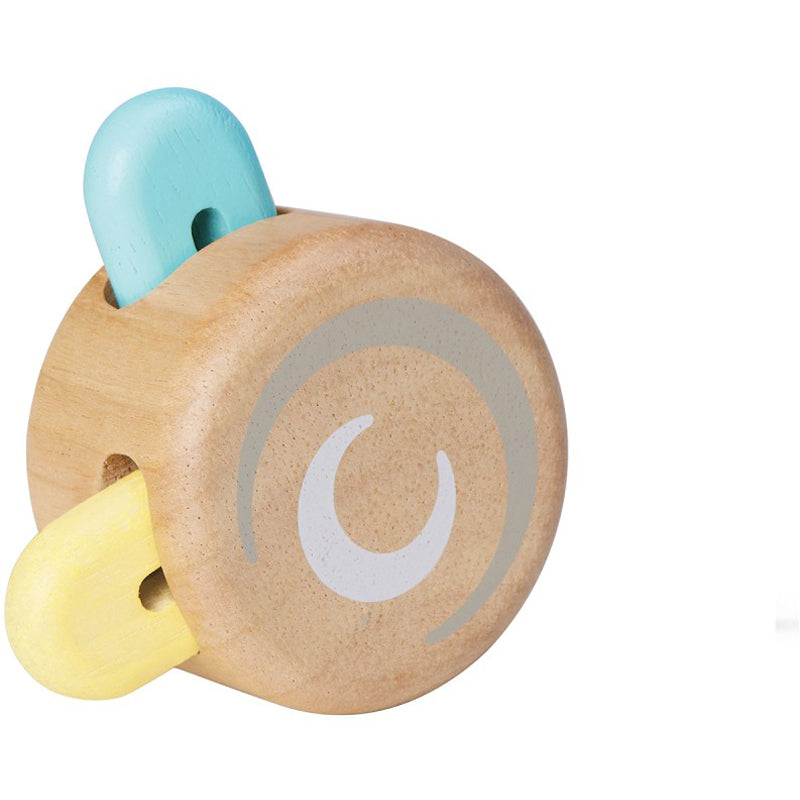 Peek-a-Boo Wooden Baby Roller