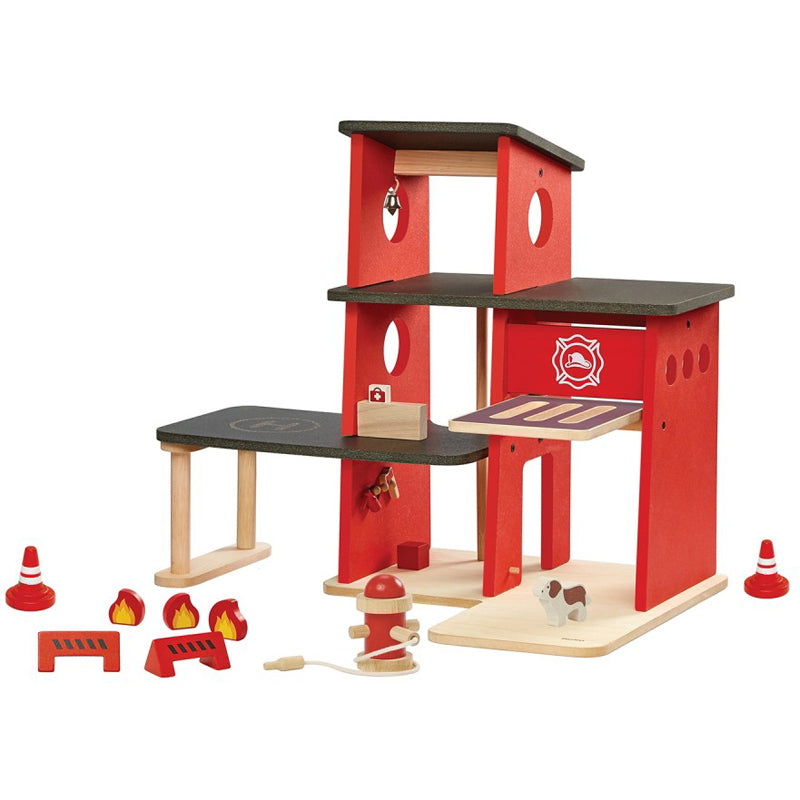 Pretend Play Fire Station Set